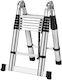 Prostep Telescopic Ladder Aluminum 5 of Steps PS1564