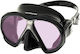 Atomic Aquatics Taucherbrille aus Silikon Schwarz