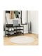 vidaXL Istan Rug Round Cream