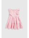Mädchenkleid Kurzärmelig Rosa