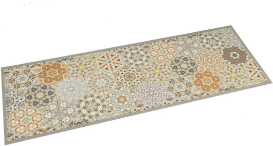 vidaXL Kitchen Mat Runner with Anti-slip Underlay Colorful 45x150εκ.