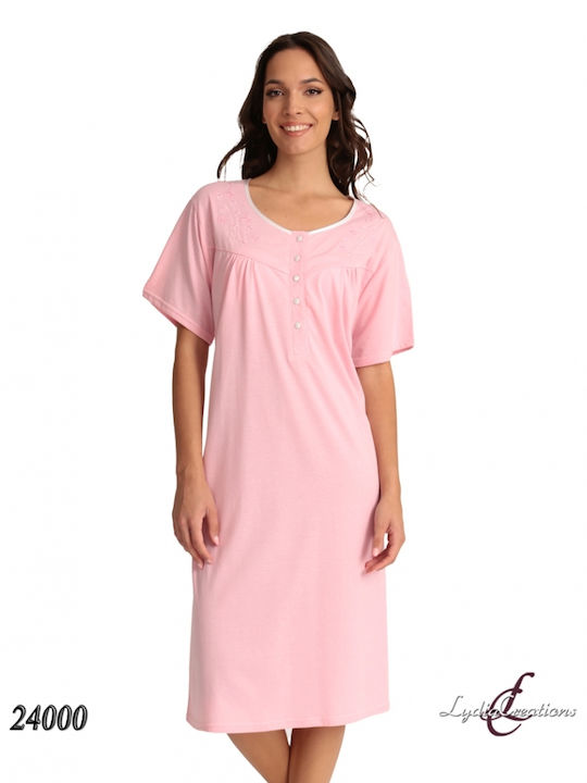 Lydia Creations Summer Cotton Women's Nightdres...