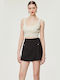 BSB Women's Crop Top Sleeveless Gold