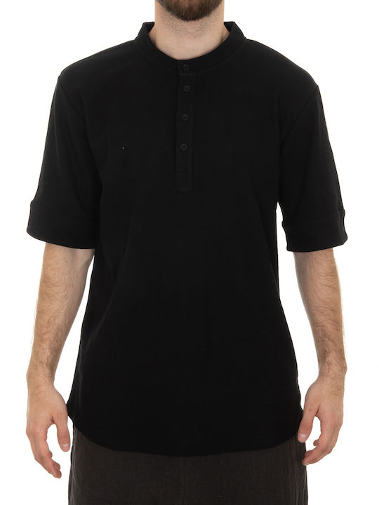 Nineteen Apparel Club Men's Short Sleeve T-shirt Black