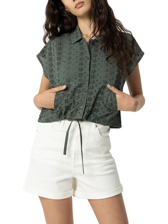 Tiffosi Women's Sleeveless Shirt Green