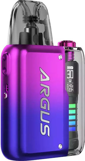 Voopoo Argus P2 Violet Purple Box Mod Kit 2ml με Ενσωματωμένη Μπαταρία