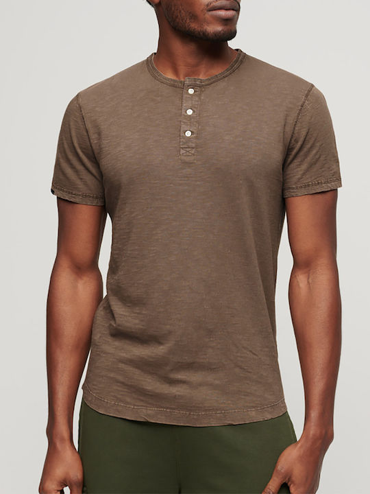 Superdry D2 Stud T-Shirt Brown