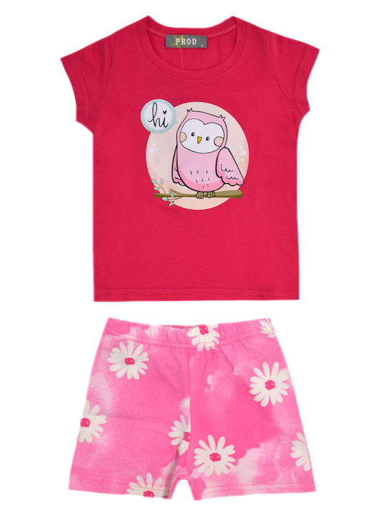 Prod Pijama pentru copii Fuchsia/pink