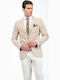 Men's Summer Suit Jacket Regular Fit Beige