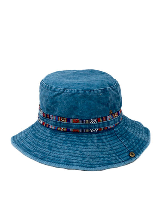 Aquablue Herren-Hut Bucket-Stil Blau