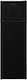 Finlux Kühlschrank mit Doppeltür 243Es H160xB54xT56cm. Schwarz FXRA 28370 BKE