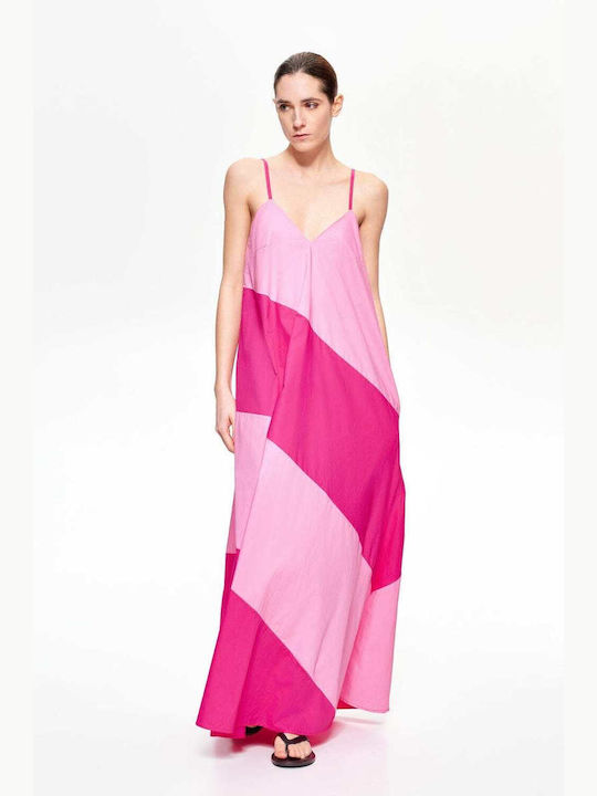 Lumina Maxi Rochie Fuchsia