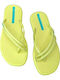 Women's Flip Flops in Yellow Color