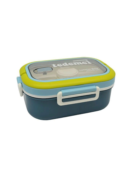 Ankor Plastic Lunch Box Blue 21.3x14.8cm 6pcs