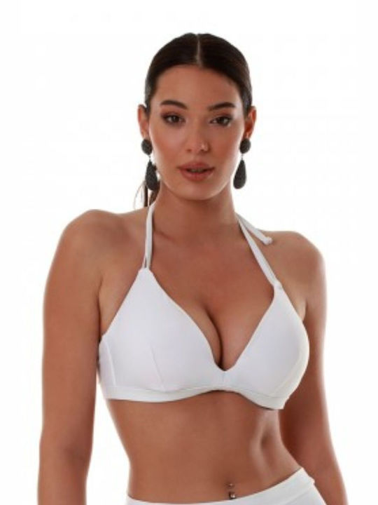 Bluepoint Cup D Bikini Triunghi white