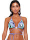 Bikini Τριγωνάκι B Cup με Ενίσχυση Blue