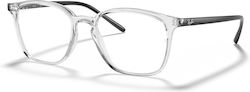 Ray Ban Διάφανος Ανδρικός Κοκκάλινος Σκελετός Γυαλιών RX7185 5943 Ray Ban Διάφανος Ανδρικός Κοκκάλινος Σκελετός Γυαλιών RX7185 5943