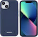 Mercury Back Cover Silicone Navy Blue (iPhone 14 Plus)