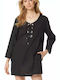 Michael Kors Damen Kaftan Strand Black