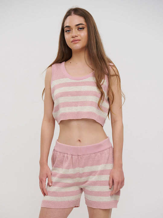 Ble Resort Collection Γυναικείο Τοπ Παραλίας Ροζ