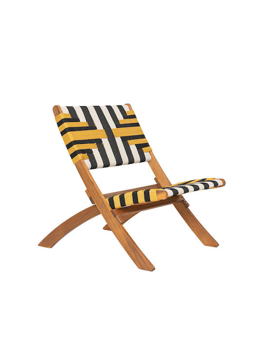 Καρέκλα Εξωτερικού Χώρου Ξύλινη Verano Multicolor 78x60x72.5εκ.