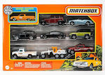 Mattel Car Matchbox Orange-Green-Black-Black-Bordeaux-White