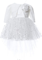 Matoufrance Ecru Baptism Outfit with Dress