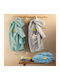 Palamaiki Kids Hooded Bathrobe Aqua