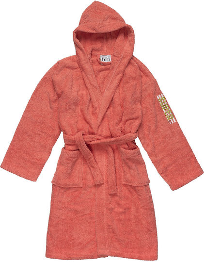 Beauty Home Halat de Baie pentru Copii 3384 Coral cu Glugă
