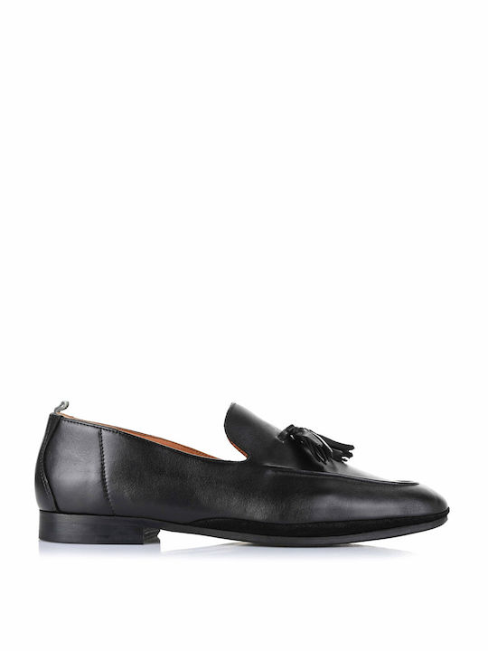 Ambitious Men's Leather Moccasins Black