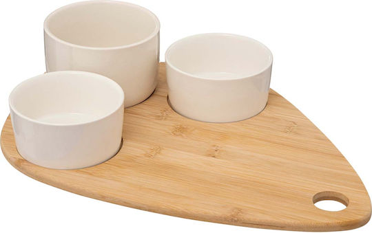 Secret de Gourmet Keramik Ordnungshüter 3 Schlitze Weiß Ø10xH10cm W35xL24xH10cm 1Stück