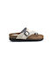 Pegabo Leather Women's Sandals White