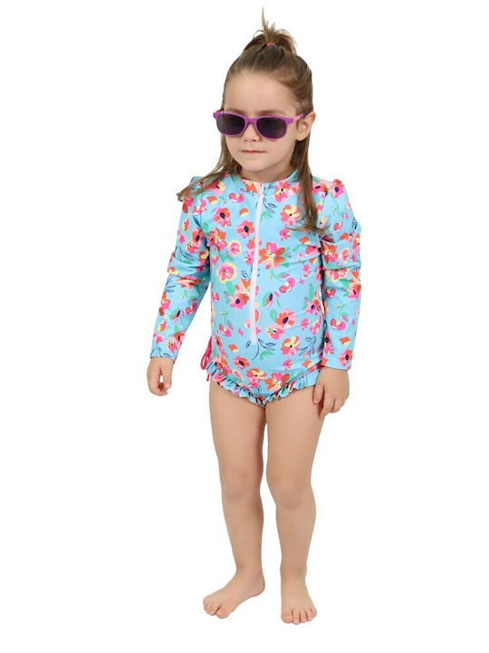 Waves Kids Swimwear UV Long Sleeve Swimsuit SIEF