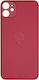 Back Battery Cover Big Hole Apple Iphone 11 Product Red
