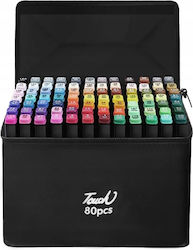 Markers Multicoloured Set 80 Colours Markers Multicoloured Set 80 Colours