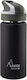 Laken Μπουκάλι Θερμός Ανοξείδωτο 500ml Black με Καλαμάκι και Επιστόμιο