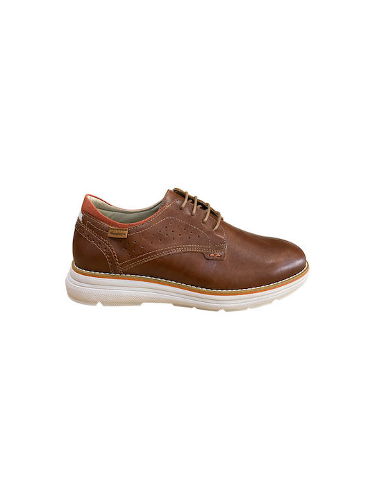 Himalaya Men's Leather Casual Shoes Tabac Brown