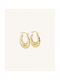 StanStefan Earrings Hoops made of Steel Gold Plated