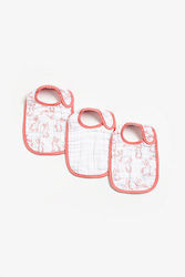 Mothercare Baby Bib Fabric Pink 3 Pieces