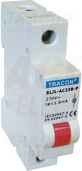 Tracon Electric Μονή Ενδεικτική Λυχνία Πίνακα Κόκκινη
