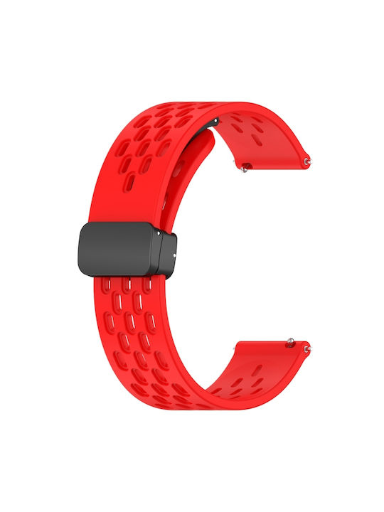 Xiaomi Watch S3 Каишка Силикон Червен (Реалме Уотч 2 Про)