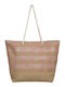 Ankor Fabric Beach Bag Pink