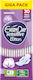 Every Day Sensitive Cotton Hygienepads mit Flügeln Nacht für Starke Strömung 30Stück