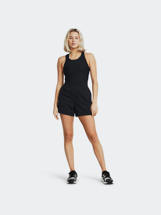 Under Armour Rival Women's Terry Sporty Shorts BLACK