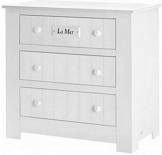 Pinio Sertar 3 sertare Marsylia White Pinio Sertar 3 sertare Marsylia White