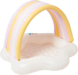 Sunnylife Princess Swan Kinder Round Pool PVC Aufblasbar Weiß