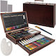 Maaleo Painting Set in Case Wooden 38x23.5cm 128pcs