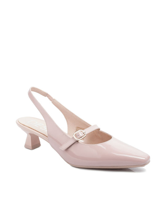 Desiree Shoes Leather Pink Heels