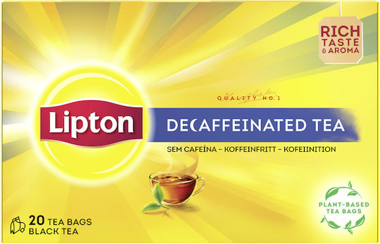 Lipton Yellow Decaf Tea 20 sachets 36gr