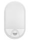 Adviti Επιτοίχια Εξωτερική Πλαφονιέρα LED IP54 15W με Φυσικό Λευκό Φως 11.92x21.22x4.45εκ.